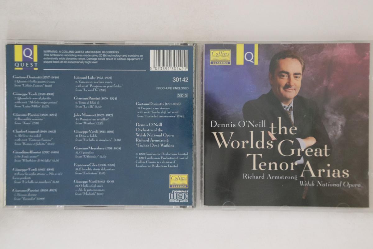 

CD DENNIS O NEILL - Worlds Great Tenor Arias 30142 COLLINS QUEST Non Japan Classical Used