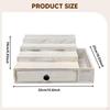 Men Countertop Organizer Perfume Display 4 Tier Father Gift Shelf Wood Storage Rack for