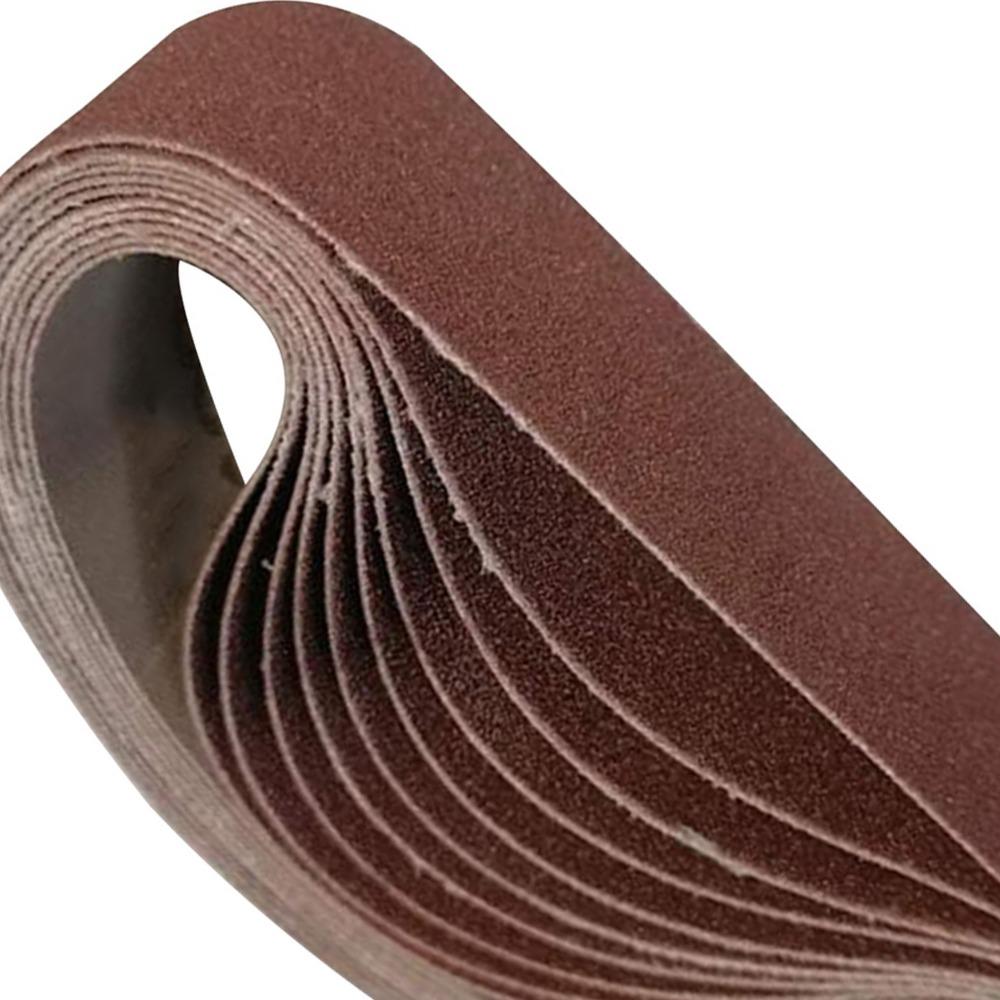 10pcs 80 Grit Sanding Belts 330 X 30 Mm / 1.2 X 13 Inch Belt Sander Sandpaper Metal Grinding