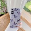Butterfly Patterned Soft Silicone Clear Case For iPhone 11 12 13 14 15 Samsung A55 A54 A34 A15 S24 M35 Xiaomi Redmi Note 13 Pro Poco Shockproof Cover