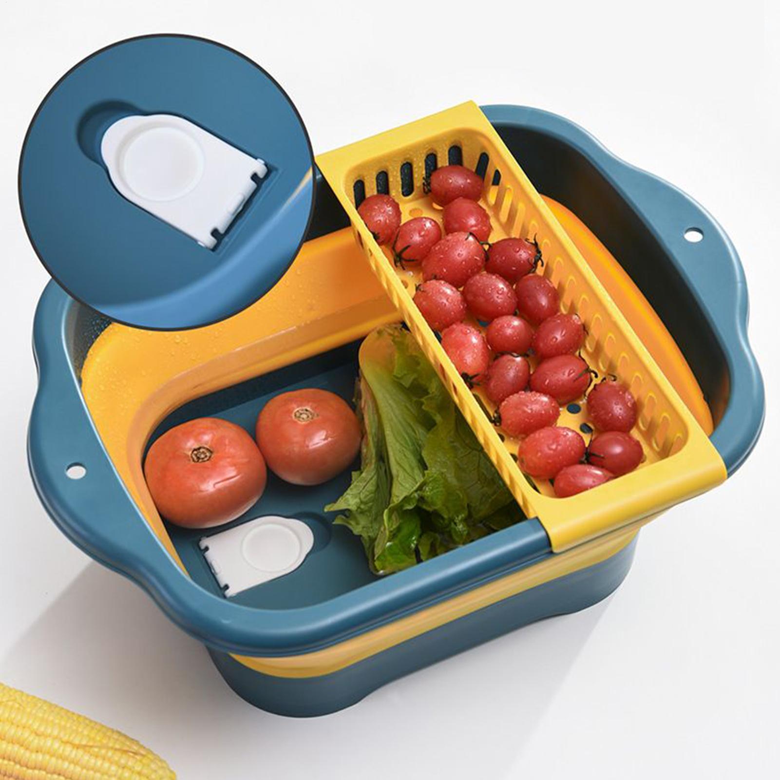 

Foldable Cleaning Bucket Portable Foldable Dish Pan With Drain Plug Household Cleaning Tools For Kitchen Bowl Vegetable China Mainland