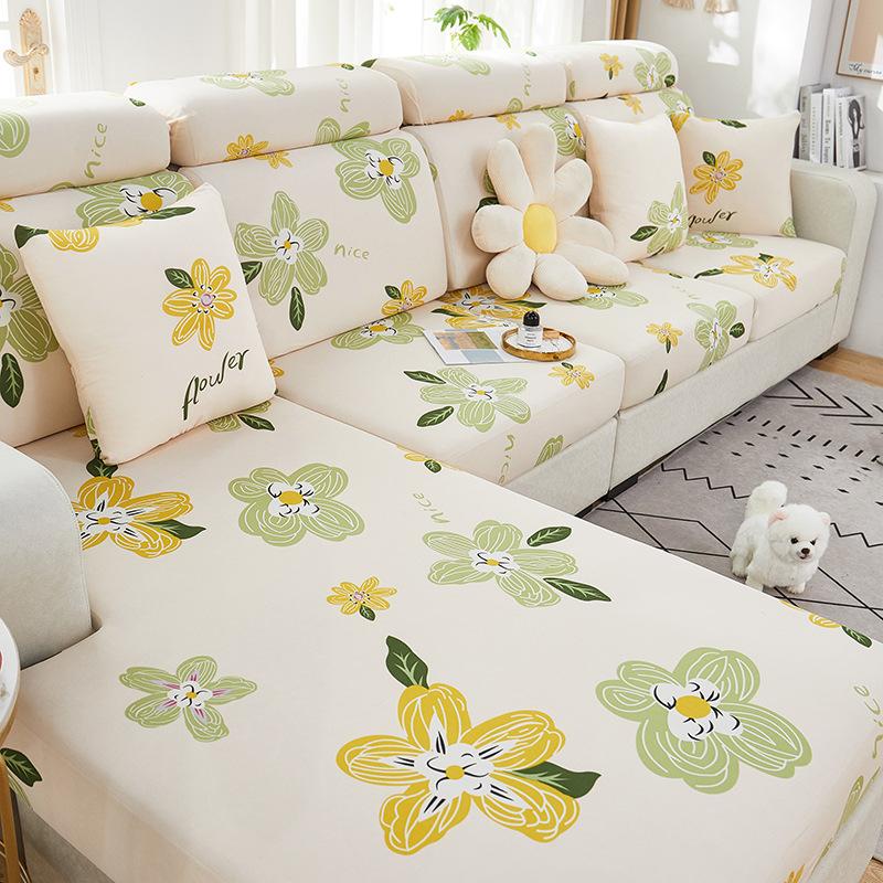Buy Flower Stretch Sofa Seat Cushion Cover Sofa Covers for Living Room