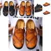Men's Genuine Leather Sandals Soft Beach Shoes For Summer Comfort And Style