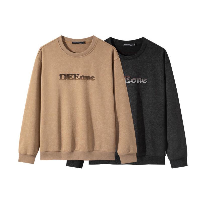 GXG Men's 2024 Letter Gradient Crew Neck Sweatshirt