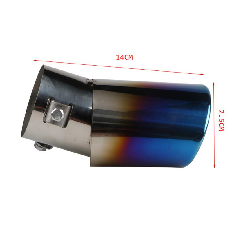 Car Modification Exhaust Pipe Smoke Dumping Device Noise Reducer Automobile Accessories For Ventilation And Exhaustion