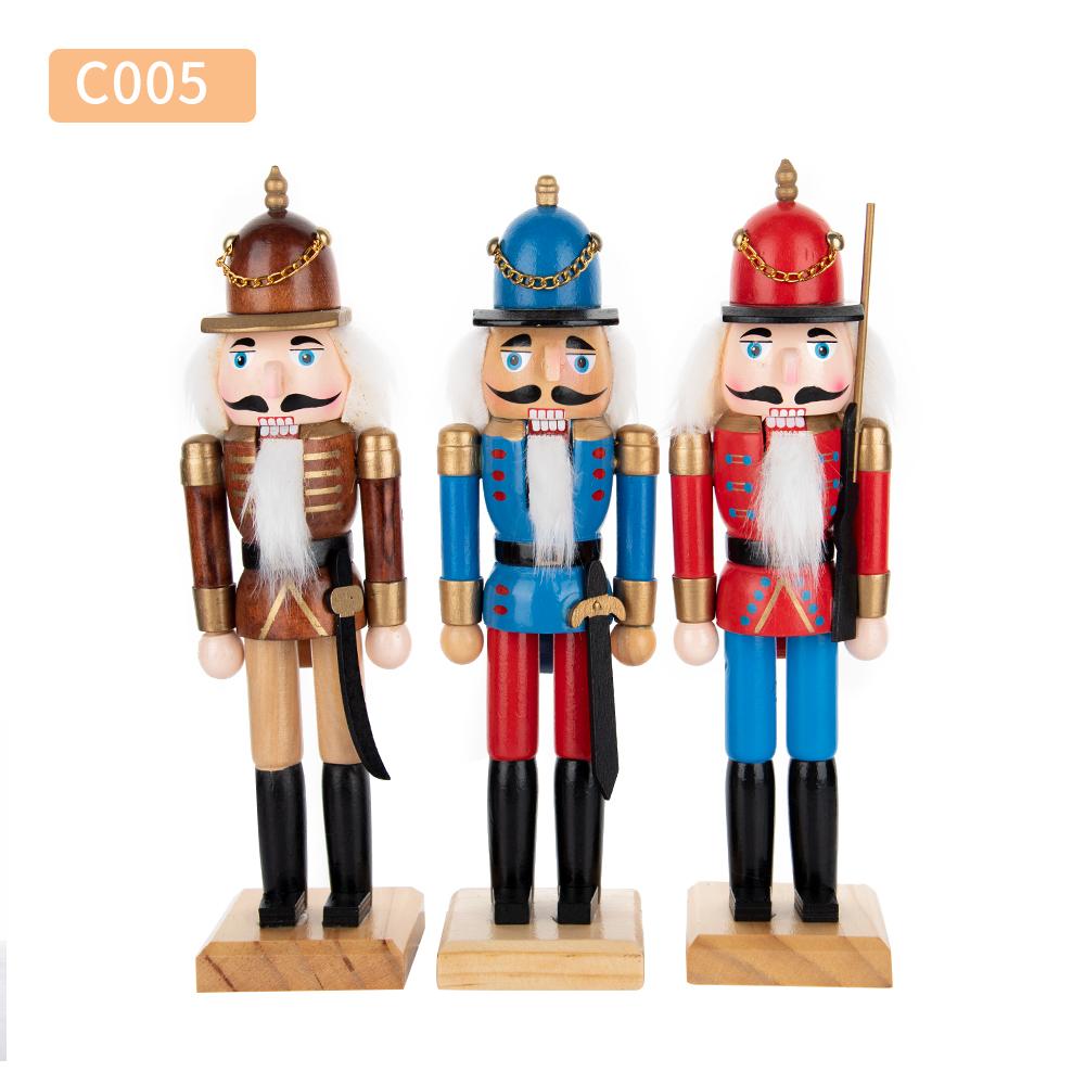 Vintage Cavalry-style Wooden Nutcracker