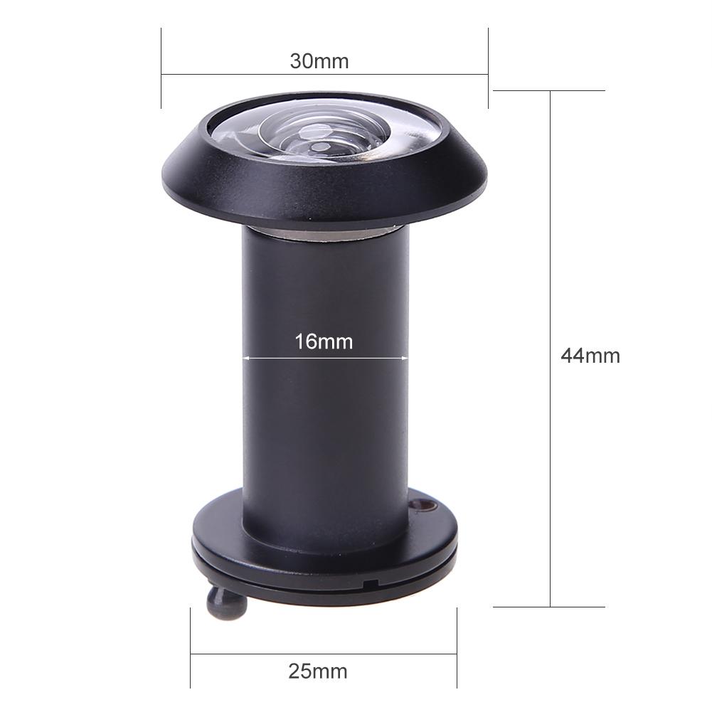 200 Degree Peephole Door Copper with Cover Security Door Peephole Lightweight Glass Lens 16mm for Furniture Hardware Tools