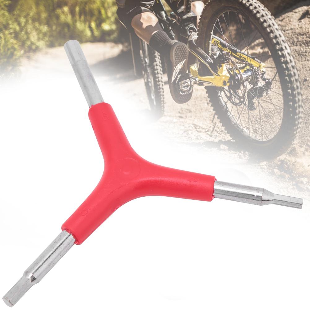 3PCS Y Form Externe Hex Buchse Dreieckige Schlüssel Fahrrad Radfahren Spanner Bike Kombination Reparatur