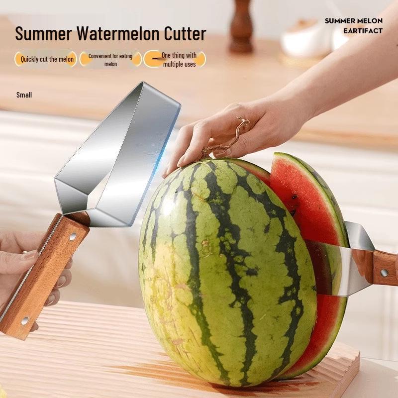 Triangular Watermelon Slicer - Multifunctional Stainless Steel Fruit Cutter