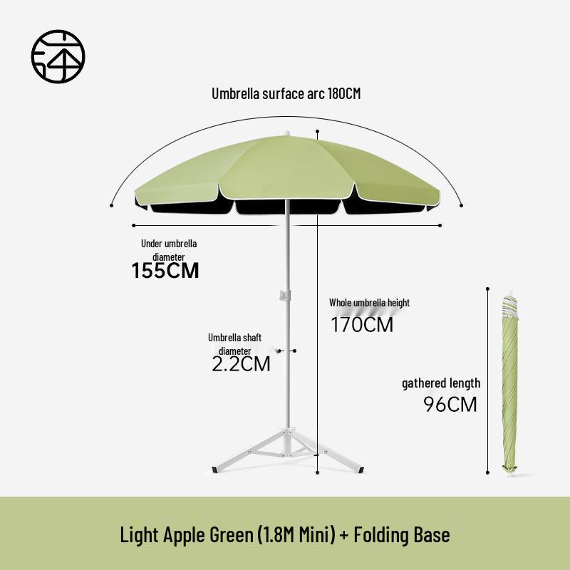 Large Outdoor Sunshade Commercial Stall Umbrella