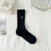Women's Summer Thin Bow Ballet Style Pure Cotton Boneless Embroidery Tube Stack Socks