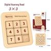 Magnetic Digital Huarong Road Color Puzzle: Educational Thinking Development Game for 3x4x5x6 Grids