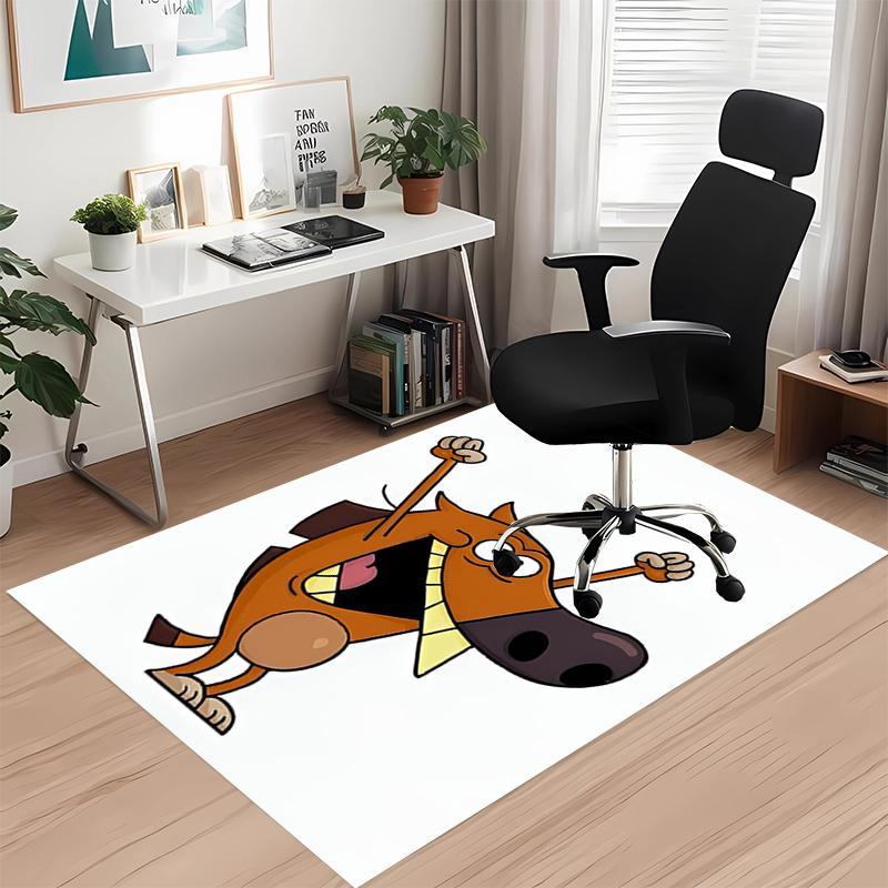 Zig & Sharko Printed Carpetrugfor Office Chair Living Room Bedroom Kitchen Room Decor Gifts