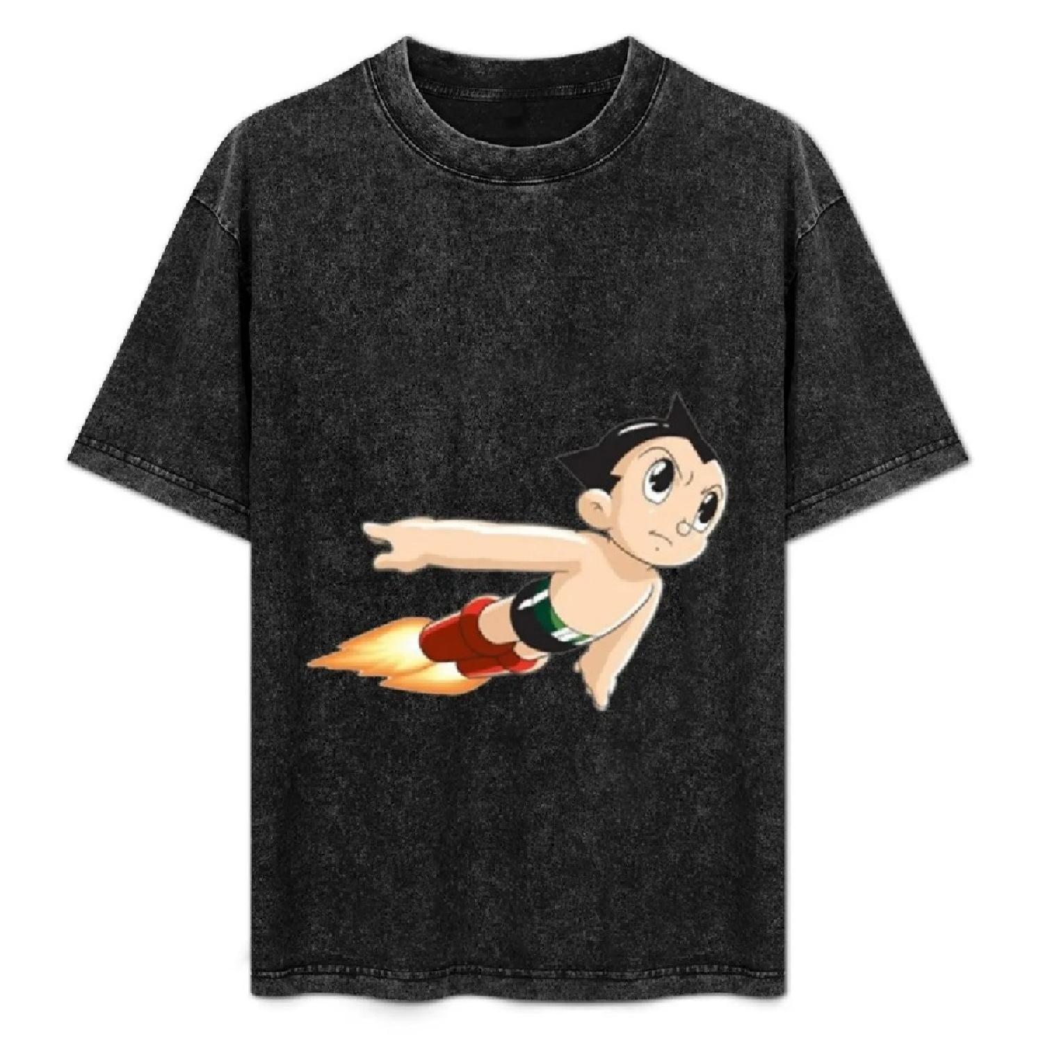 

Футболка Astro Boy топы винтажная Блузка черные футболки для мужчин XXXXXL