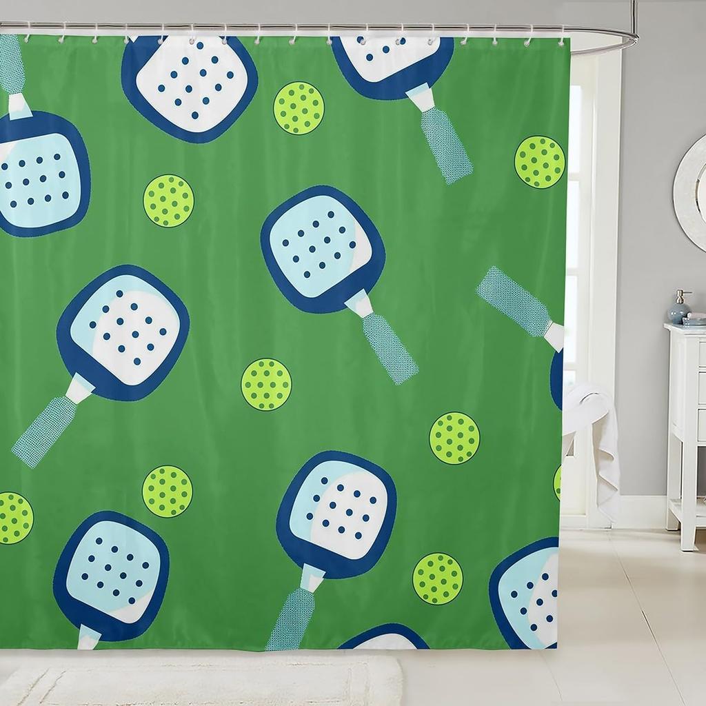 Red Strawberry Bow Kids Shower Curtain Yellow Crown Bathroom Curtain Cute Fruit Bowknot Bath Curtain for Girls Boys,Kawaii Bow