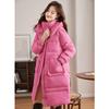 FENGXUN Women's Casual Long White Duck Down Winter Coat