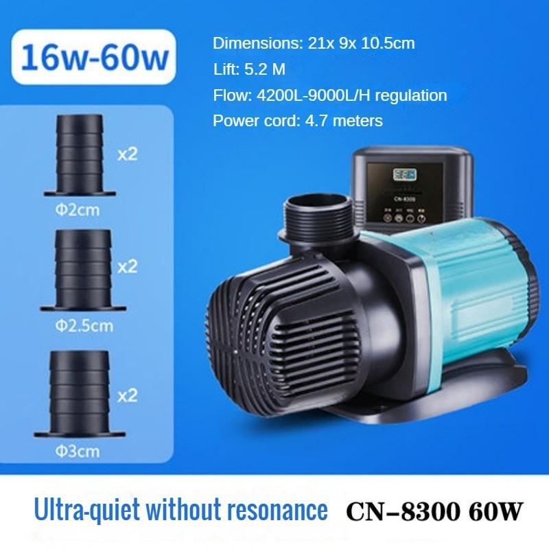 Silent Fish Tank Variable Frequency Water Pump Small Bottom Suction Pump Aquarium Large Flow Circulating Pump