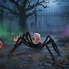 Sound Activated Halloween Electric Walking Spider Halloween Spider Ornament  Haunted House Prop