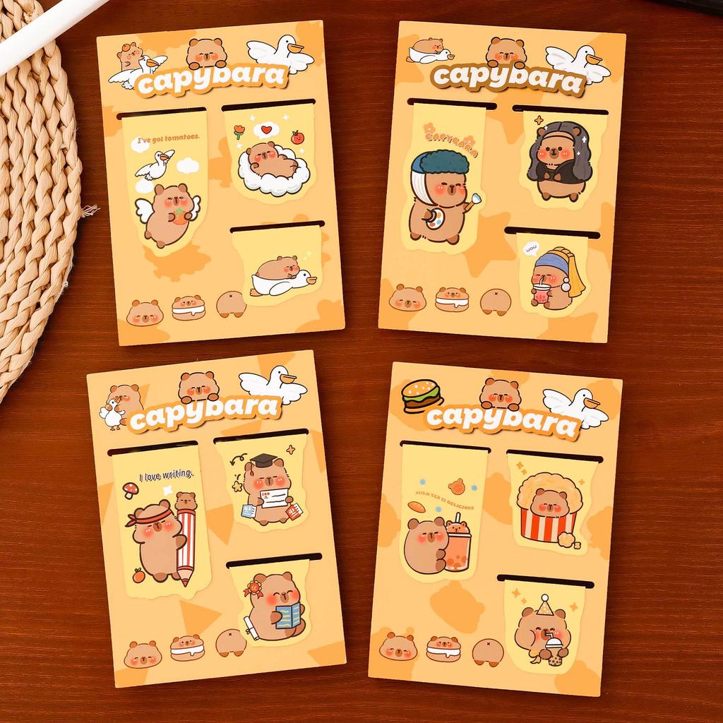 Capybara Cute Magnetic Bookmark - High-Value Page Clip for Students and Small Gifts