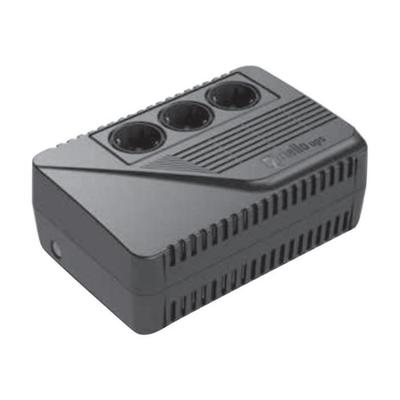 USV - Riello - iPlug SE IPE 600 - 600 VA - 360 Watt - 3 Ausgangsanschlüsse - Schwarz