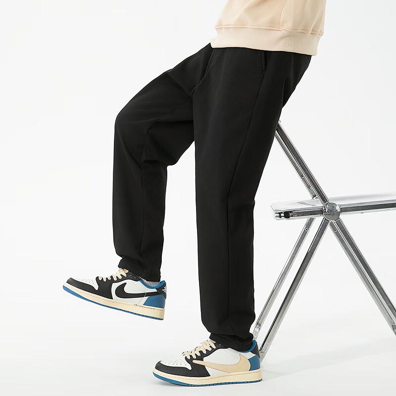 Yu Lang Gong Wu Men's Fleece Lined Thermal Casual Pants