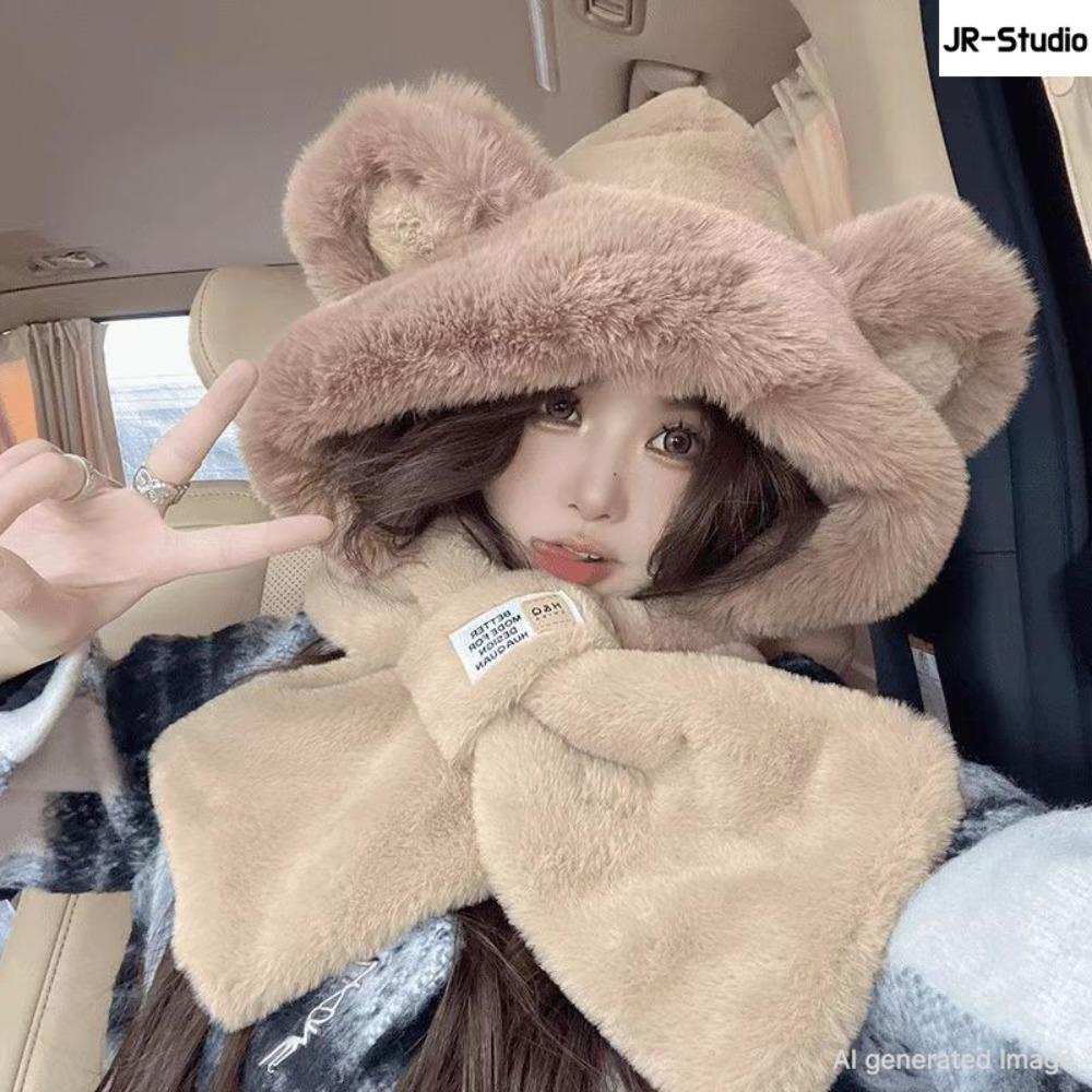Winter Knit Trapper Hat Fleece Lined Thickened Earflap Beanie Windproof Warm Cold Weather Cap