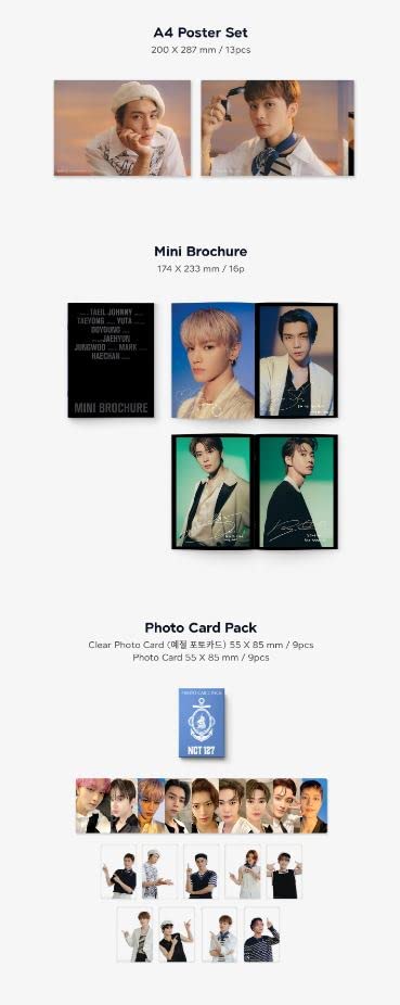 2023 SM ARTIST GREETINGS Oficjalna wersja seledynowa koreańska Import Bonus SEZONU Nie (NCT 127)