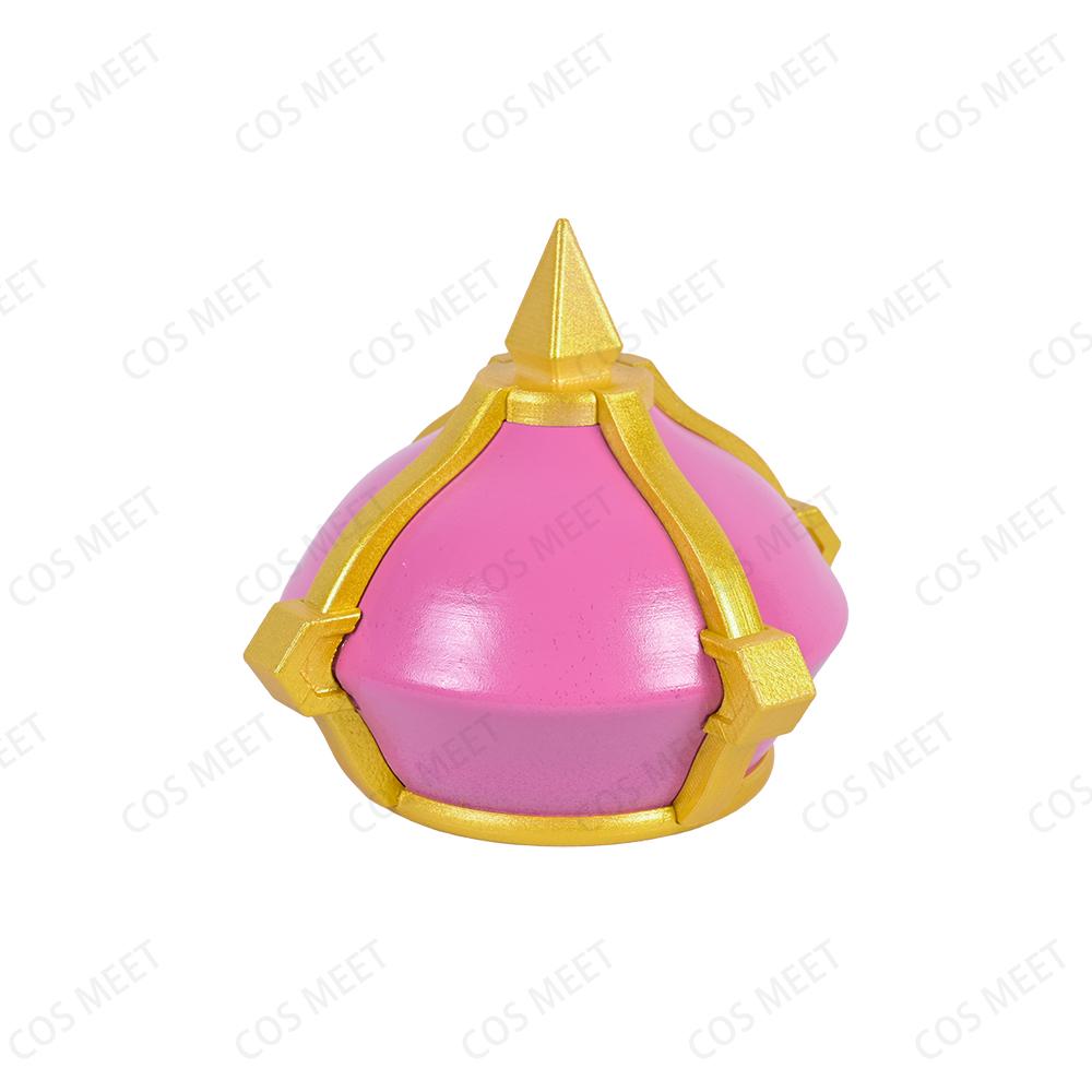 Uma Musume Pretty Derby T.M. Opera O Cosplay Hoofddeksel Kroon Oorbellen Vrouwen Lichtbruin Pruik en Staart Halloween Feest Accessoires One Size pink