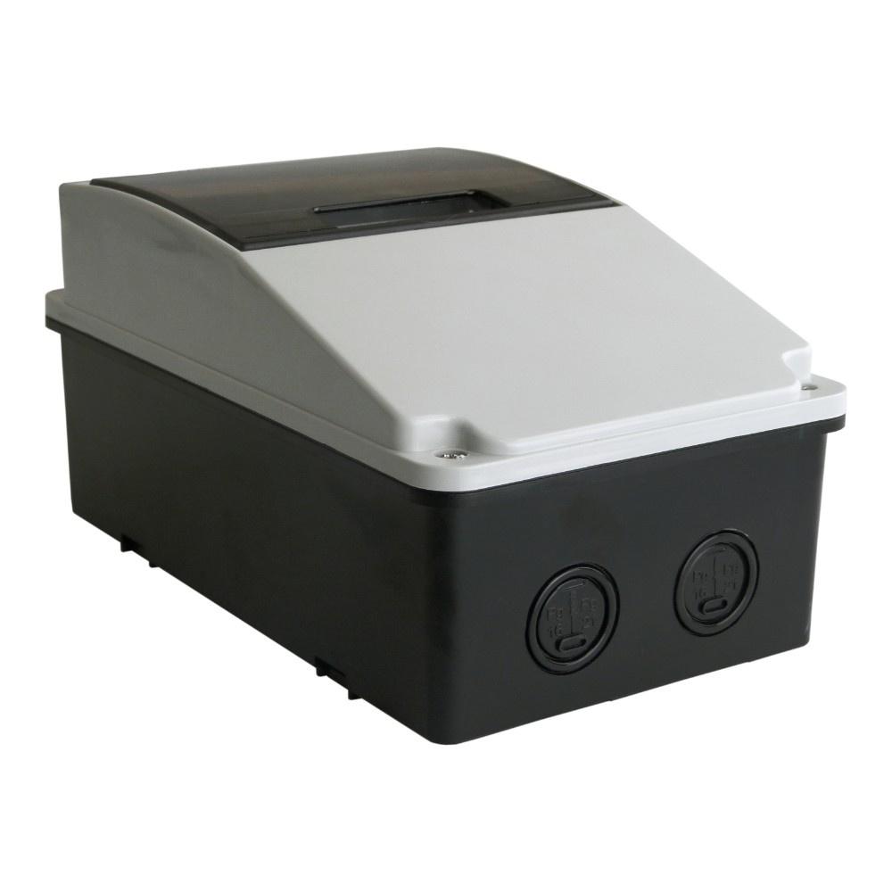 Surface-mounted Distribution Board Ip66 6-module Hermetic Housing