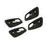 Carbon Fiber Texture Interior Door Handle Bowl Trim Cover For BMW E90 2005-2012