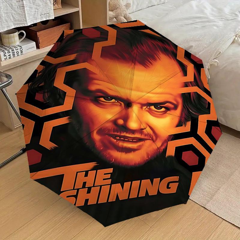 1PC The Shining Umbrella-8-Rib Reinforced, Automatic Open, Lightweight & Durable-D2646