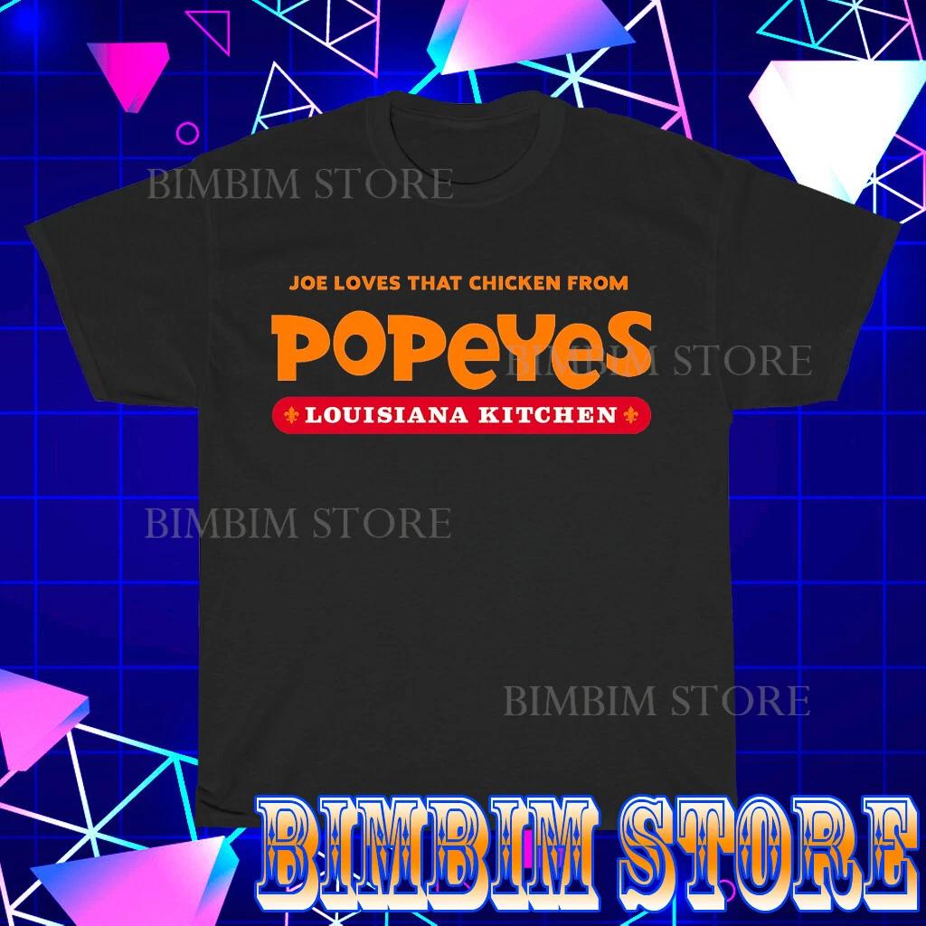 New Popeyes Restaurant Logo T-Shirt Funny S to 5XL L