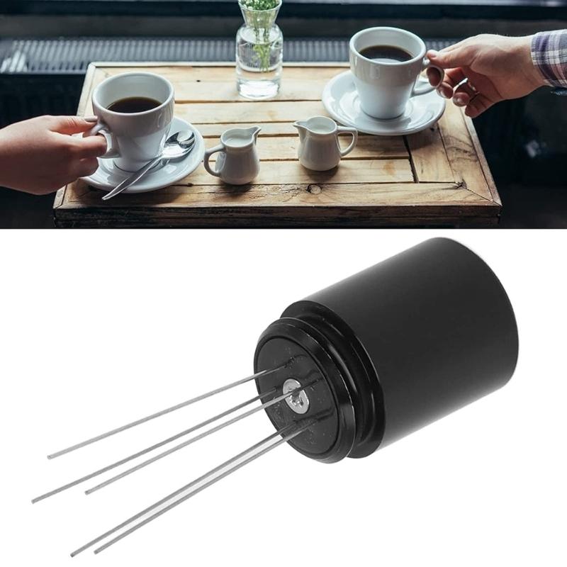 Stainless Steel Coffee Tamper Espresso Coffee Stirrer Needle Coffee Powder Distributor Hand Stirrer Tool for