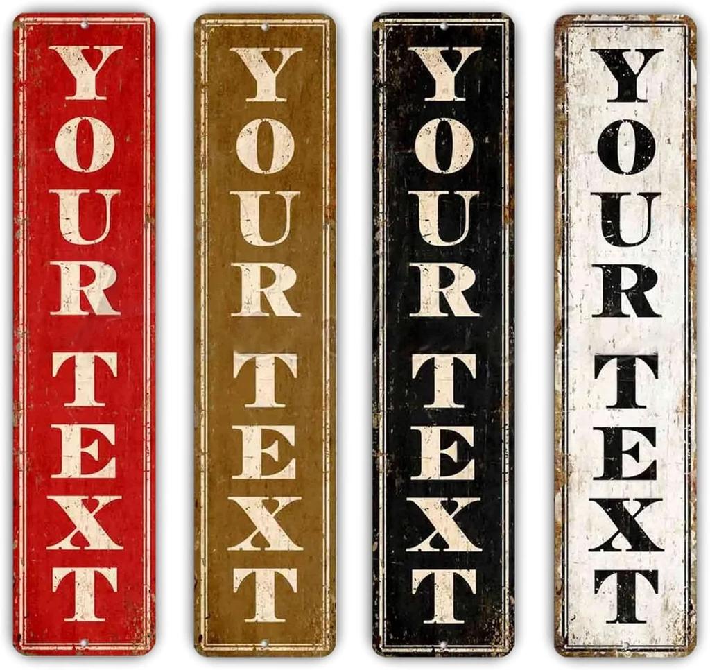 Metal Sign Vintage Street Plate Custom Wall Decor Home Garden Bar Garage