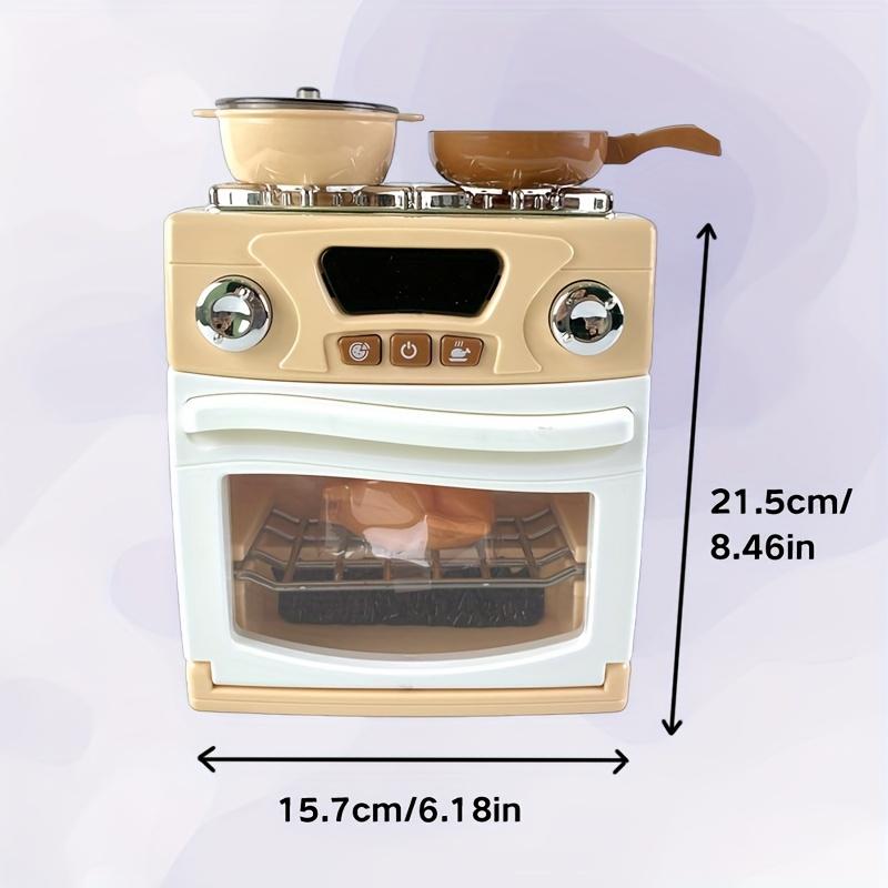 Set da cucina giocattolo per bambini Include Forno, Padella, Coperchio, Pentola per zuppe, Piastra, Fornello per pollo arrosto Giocattolo divertente per cucinare per bambini dai 3 anni in su, Cucina per bambini