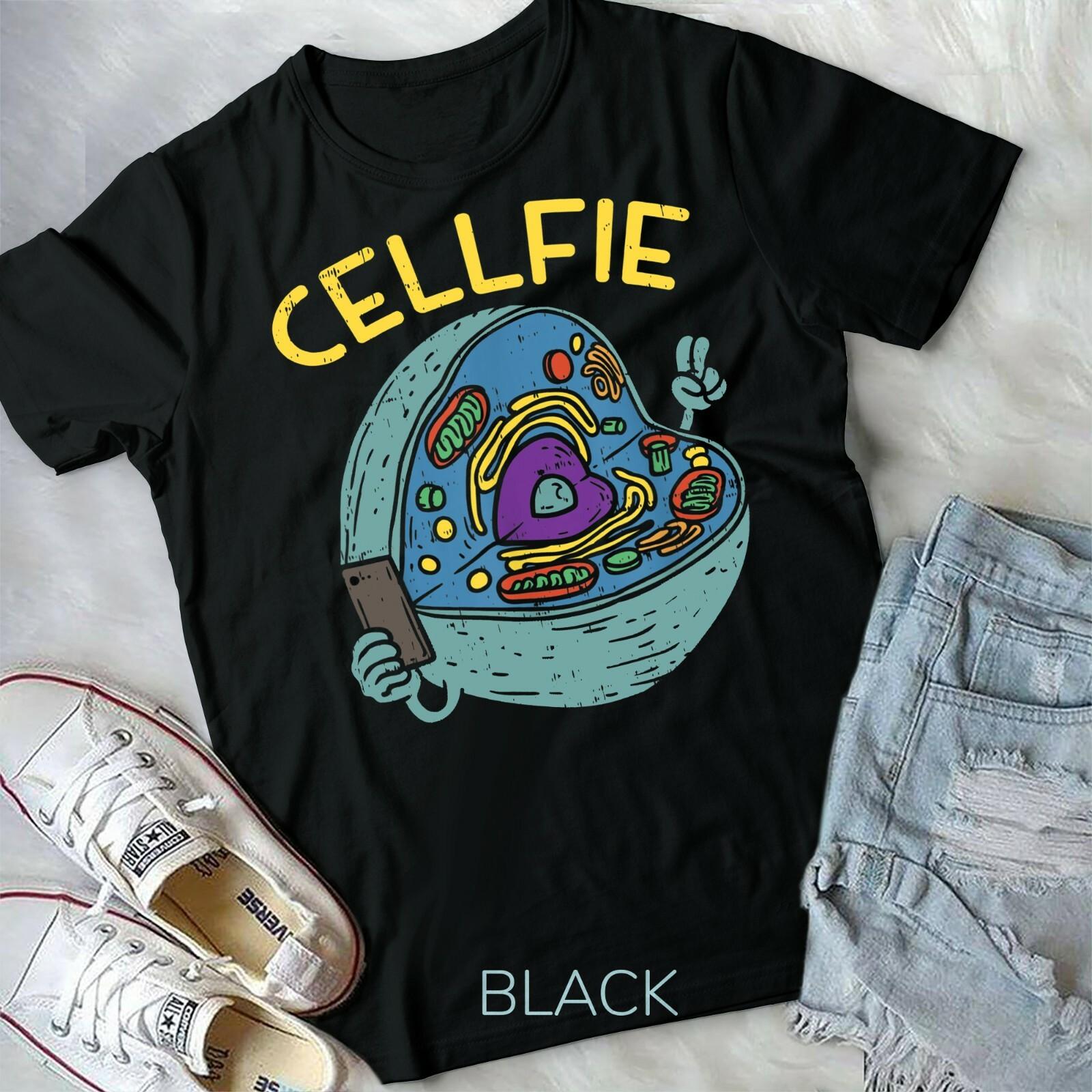 Cell Fie Funny Science Biology Teacher Unisex Youth T-shirt L
