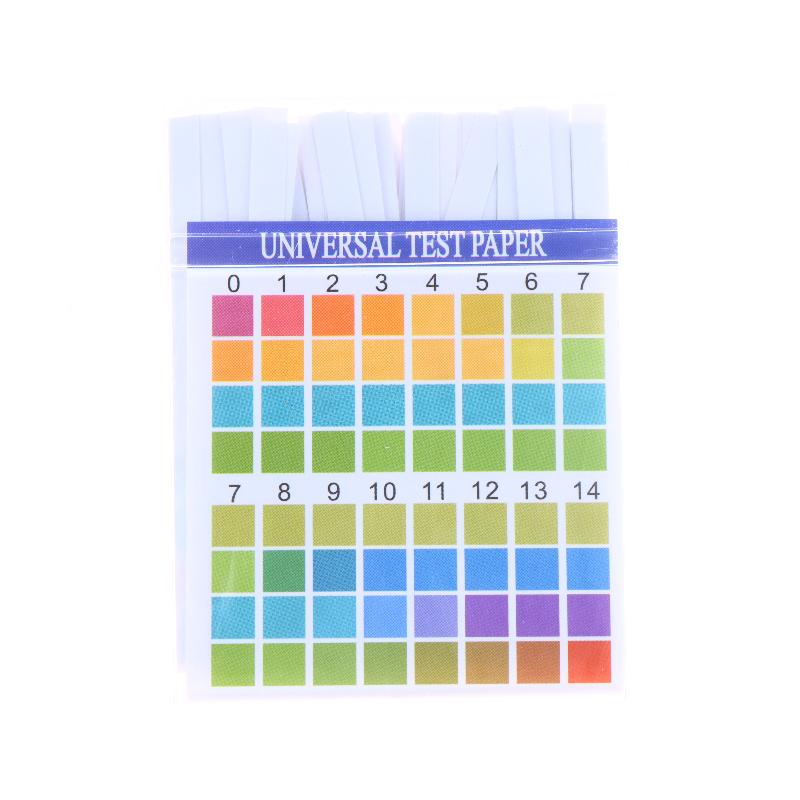 100Pcs Ph Test Strips 0-14 Universal Strips To Test Water Quality For Swimming Pools Hydroponics Aquarium Soil Urines