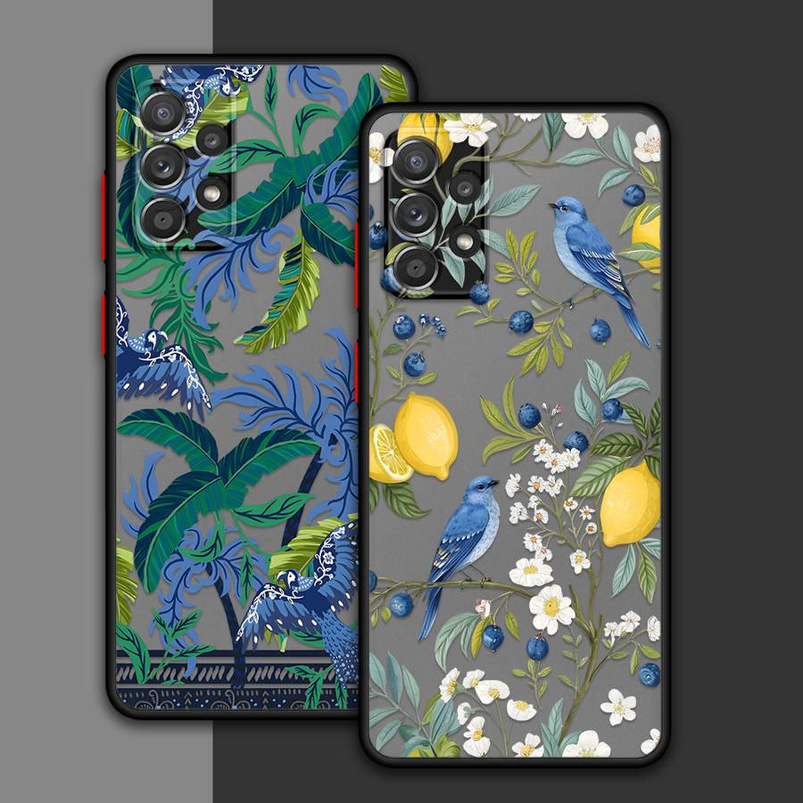 Creative Branch Art Phone Cover Case for Samsung Galaxy A54 A52S A72 A73 A33 A34 A36 A56 A55 A35 A53 A16 A15 A17 A52 A14 A23