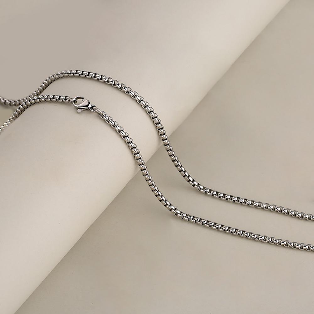 Colorful Crystal Zirconium Pendant Necklaces Hammered Necklace Fashion Cross Necklace  Women Men