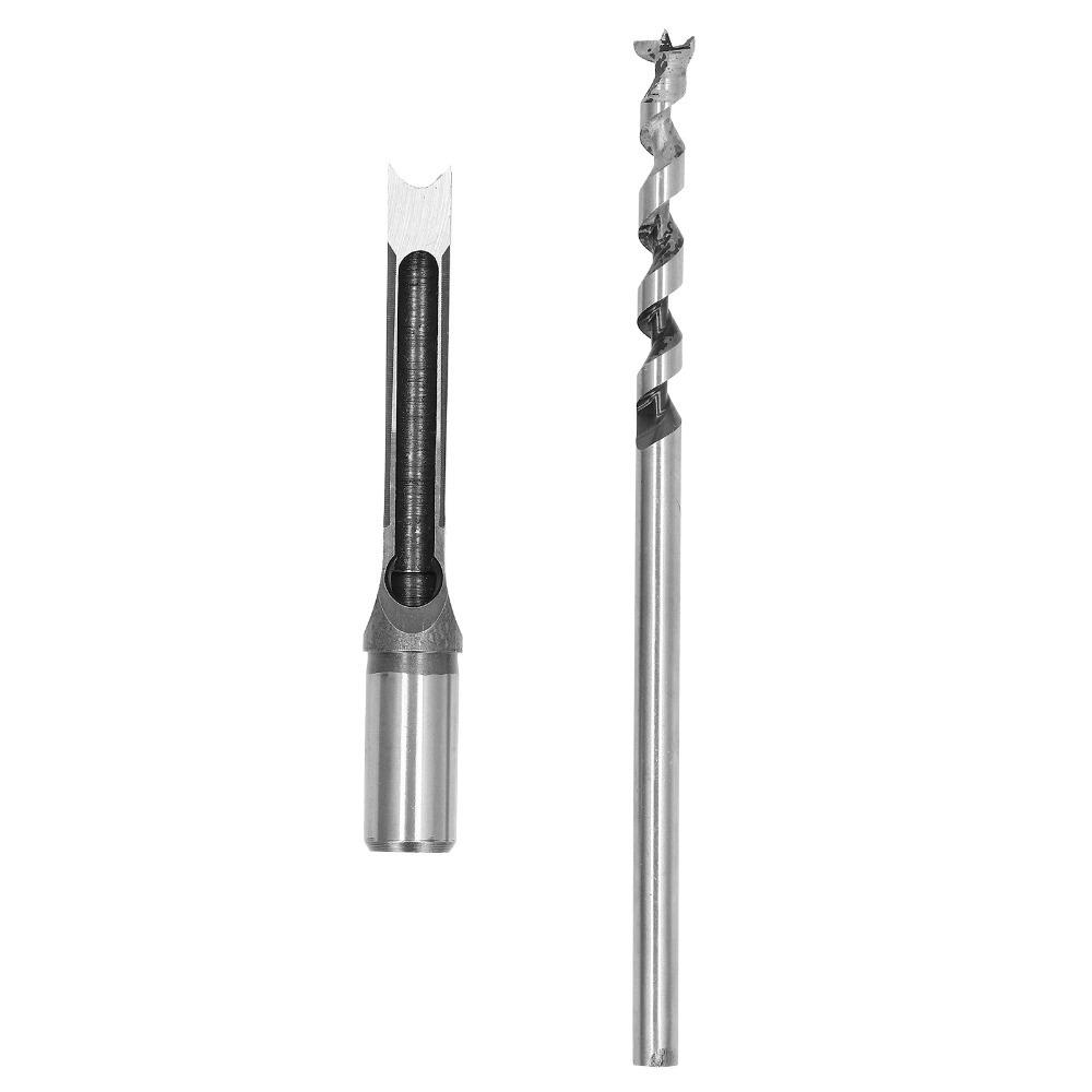 Alloy Steel Square Hole Drill Bit Power Tool 1/4(6.4mm)5/16(8mm)3/8(9.5mm)1/2(12.7mm)14mm(0.55in)16mm(0.63in) Mortiser Drill Bit