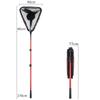 90cm/1.8m/2.1m Telescopic Landing Net Folding Fishing Pole Extending Fly Carp Course Sea Mesh Fishing Net For Fly Fishing