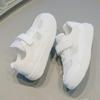 Breathable Hollow Out White Lightweight Kids Casual Sports Sneakers For Boys And Girls