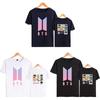 Bts Graphic Printed Modal Tee Oversized Streetwear Shirt For Kpop Fans Summer Casual