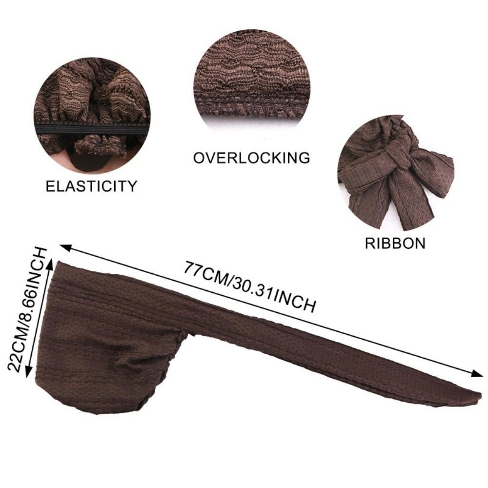 Solid Color Wrap Head Turban Breathable Turban Bonnet Fashion Head Scarf for Female Fashion