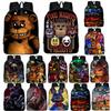 Vibrant Five Nights At Freddy's Backpack With Anime Pattern For Kids And Students