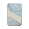 Marble Pattern Self-Adhesive Phone Card Holder with Strap Portable Spot Goods