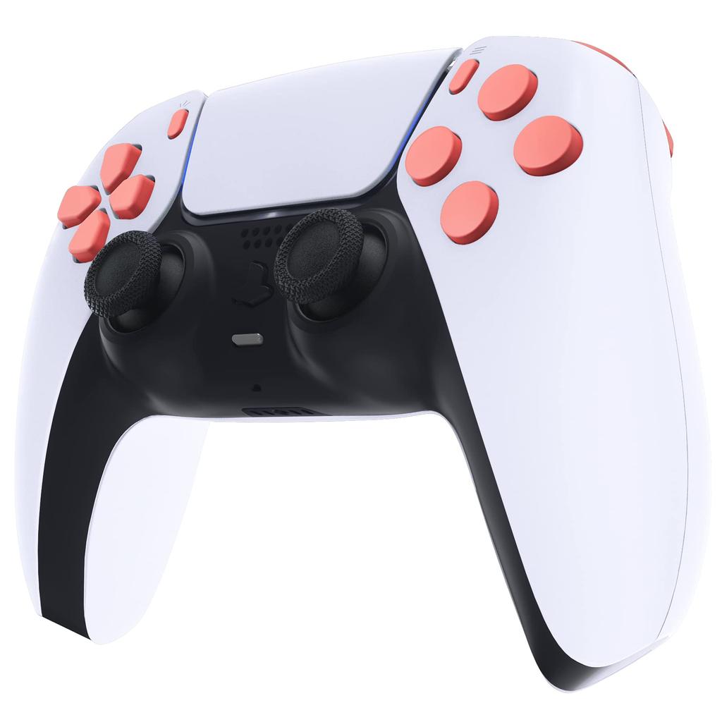 eXtremeRate Replacement for PS5 Controller Share Optional Face Full Button Set for PlayStation 5 Controller Controller Not Included D-Pad (BDM-010 &