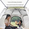 Portable Hexagonal Tent & Tarp Combo (5-8 Person)