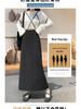 Fluffy Thickened A-Line Wool Skirt for Women - Autumn/Winter 2025, Slimming Mid-Length for Pear Shapes