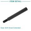 ACROPIX Car Manual Gear Shifter Shift Knob Extension Lever Extension Universal 93mm Black 1pcs